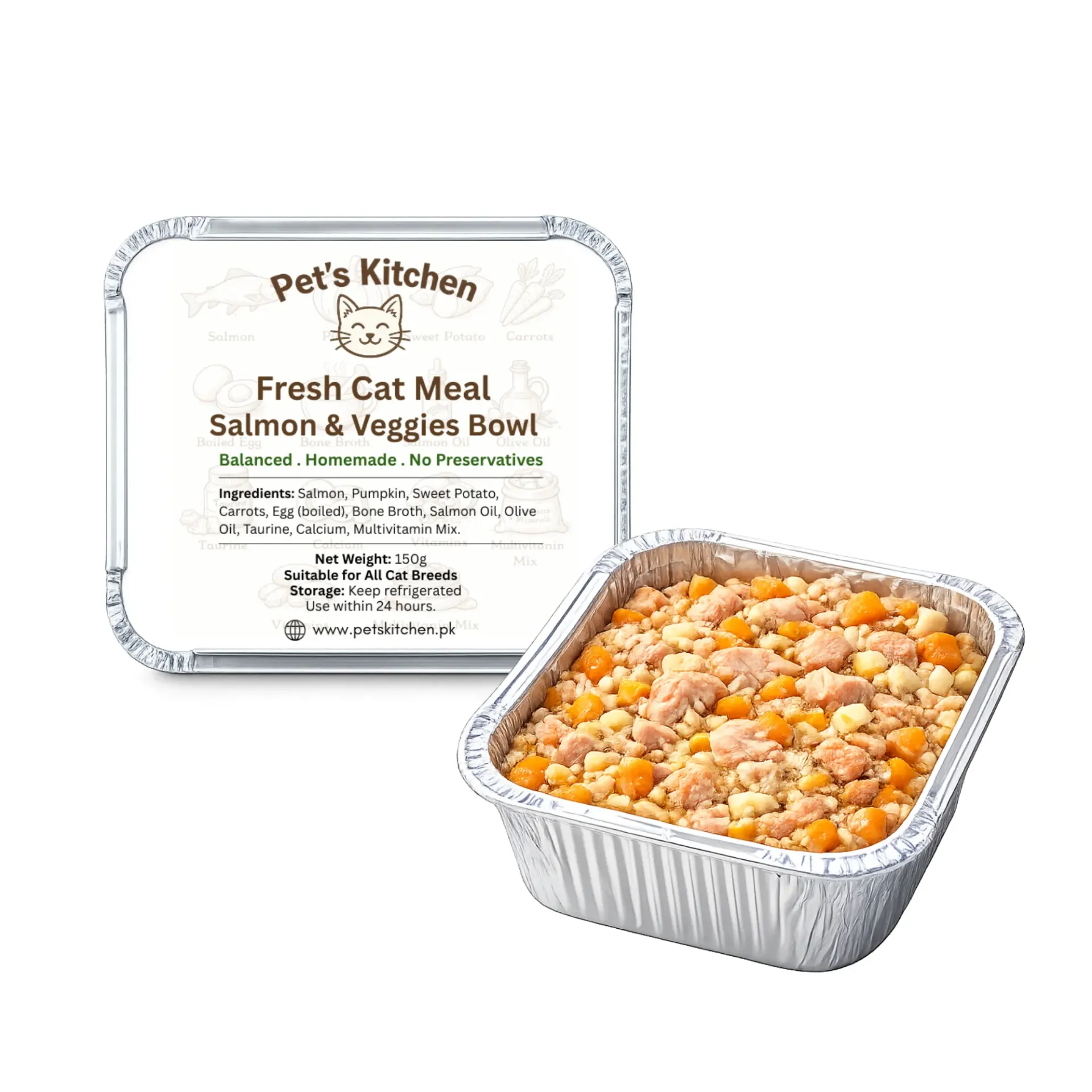 Salmon & Veggies Bowl 500g