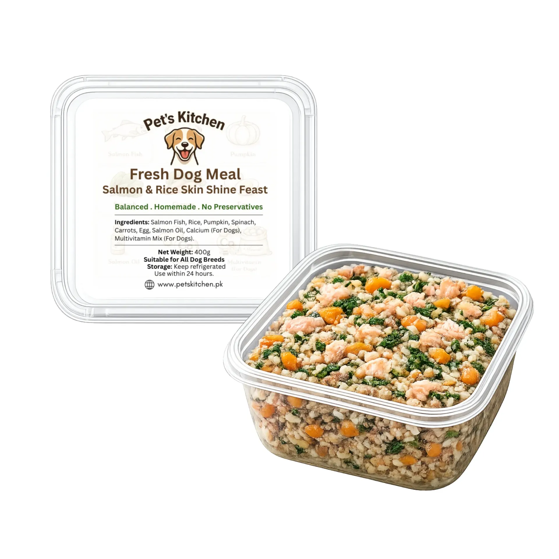 Salmon & Rice Skin Shine Feast 400g